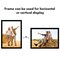 Americanflat Picture Frame - Modern Design, Shatter-Resistant Glass, Dual Sawtooth Hangers, Ideal for Home and Office Decor